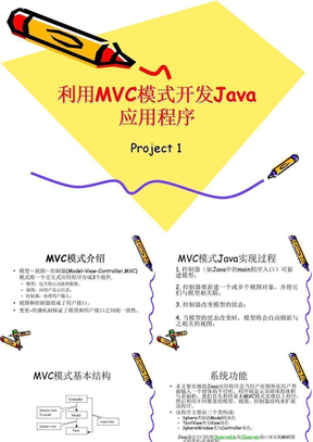 MVC模式开发Java应用程序