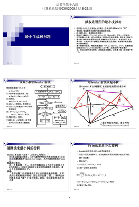 最小生成树问题