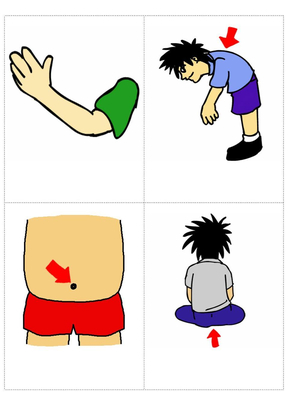 幼儿英语教学卡片之身体篇(可打印)small-bodyparts