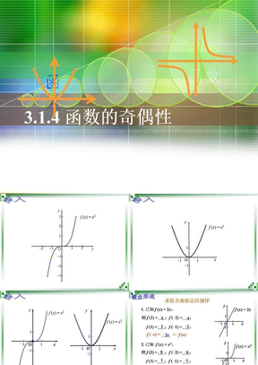 函数的 奇偶性