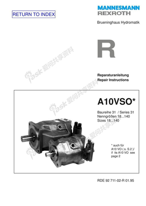 A10VSO主泵维修图册