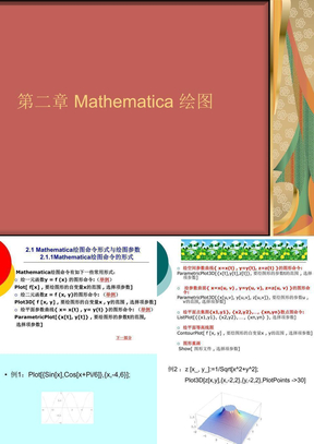 Mathematica教程   第二章 Mathematica绘图