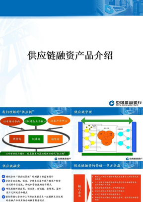 建设银行供应链融资产品介绍