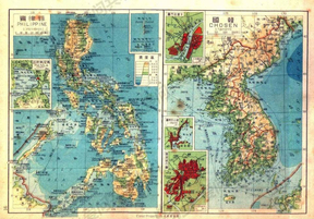 民国36年7月出版世界各国新地图_菲律宾地图