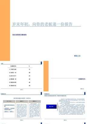 年度工作计划总结报告模板