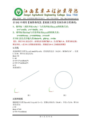 118种UG方程曲线