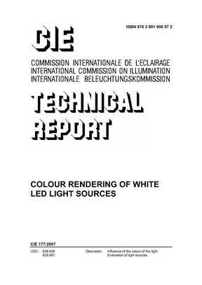CIE 177_2007白光LED显色指数