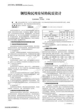 钢结构民用房屋的抗震设计