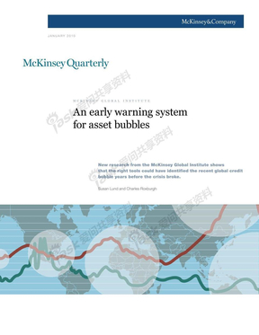 early warning of asset bubbles