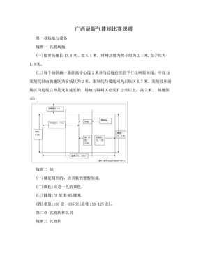 广西最新气排球比赛规则