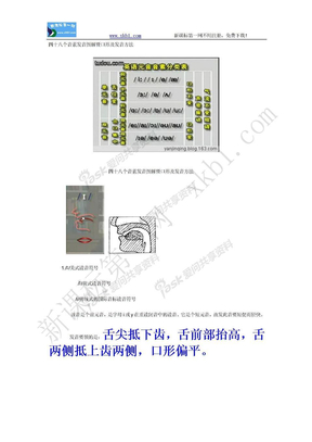 小学英语音标复习