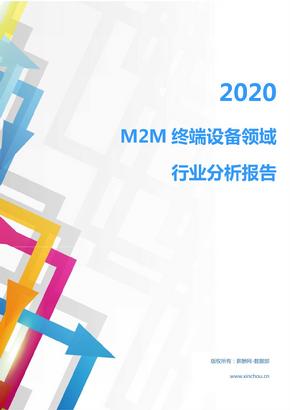 2020年IT通讯物联网行业M2M终端设备领域行业分析报告（市场调查报告）