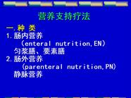 营养支持疗法一种类1肠内营养匀浆