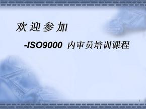 ISO9000内审