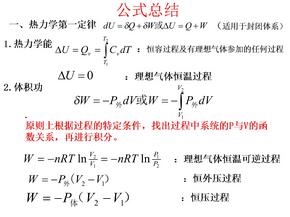 大学物理化学总结