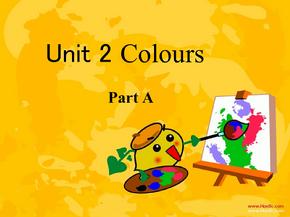 小学三年级上册英语colours课件