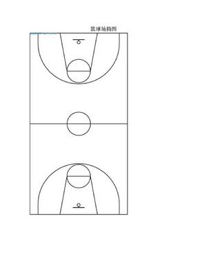 篮球场简笔画 步骤图片