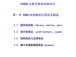 VHDL与数字集成电路设计VHDL1-3