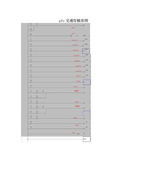 plc交通灯梯形图