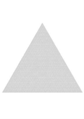 三角形坐标纸