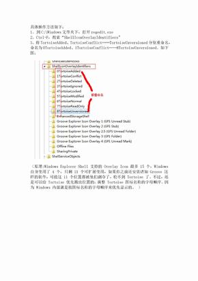 TortoiseSVN文件夹及文件图标不显示解决方法