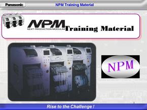 松下NPM基本操作手册与教程
