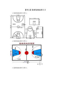 【图文】篮球场地标准尺寸