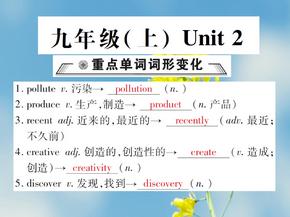 中考英语九上unit2课件4