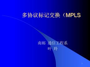 多协议标记交换(MPLS)PPT课件