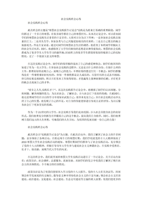 社会实践班会心得