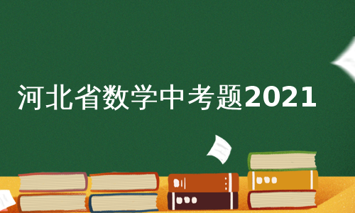 河北省数学中考题2021