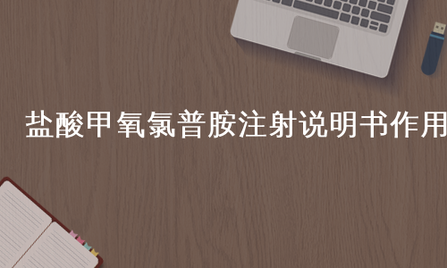 盐酸甲氧氯普胺注射说明书作用