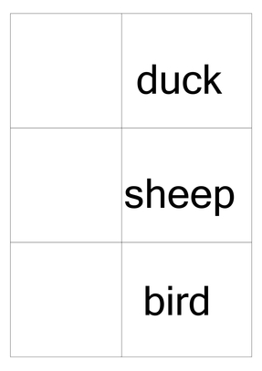 小学三年级英语动物单词
