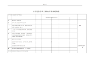 三级审核表