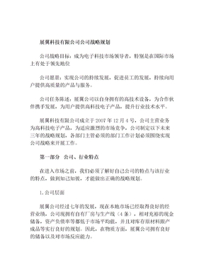 某科技公司战略规划