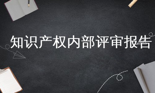 知识产权内部评审报告
