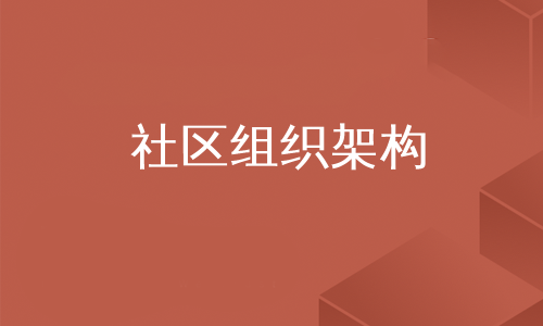 社区组织架构