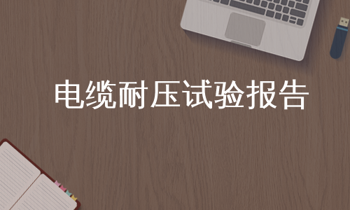 电缆耐压试验报告