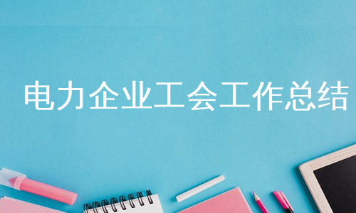 电力企业工会工作总结