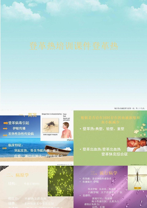 登革热培训登革热