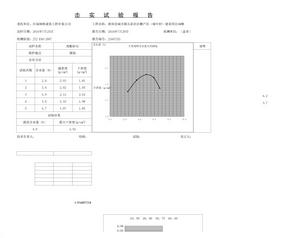 (砂夹石)击实试验报告