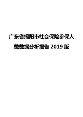 广东省揭阳市社会保险参保人数数据分析报告2019版