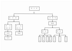 科室组织结构示意图