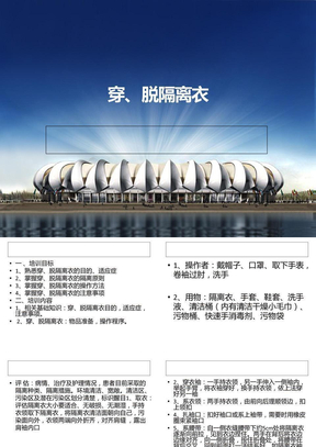 穿脱隔离衣 ppt课件