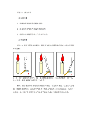 课题14--热力环流