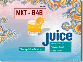 罕见的果汁行业商务ppt模板之新鲜混合水果汁的市场分析与营销