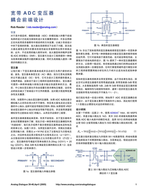 宽带ADC_变压器耦合前端设计