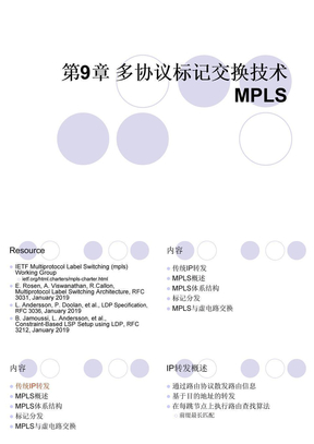 第9章 多协议标记交换技术MPLS