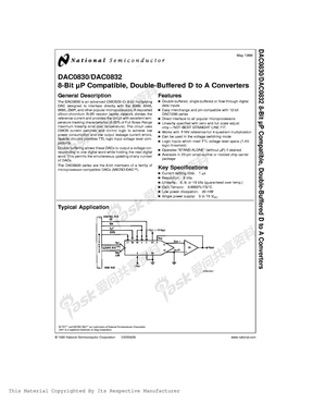 DAC0832资料手册