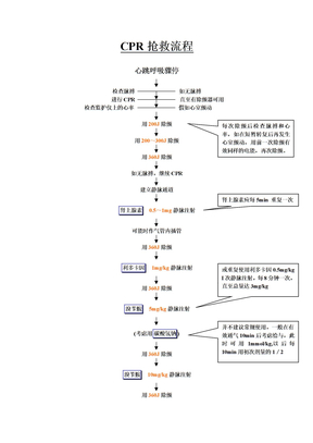 CPR抢救流程